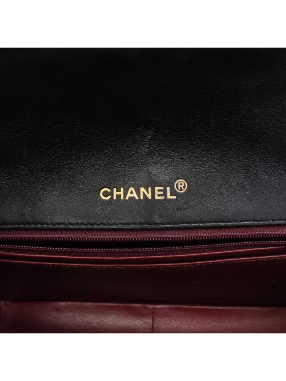 Chanel Shoulder Bag Quilted Lambskin Black Gold - Picture 5 of 10